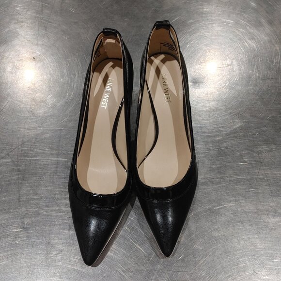 Nine West High heels Size 7 1/2 Black Good Condition - Picture 1 of 2